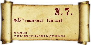 Mármarosi Tarcal névjegykártya